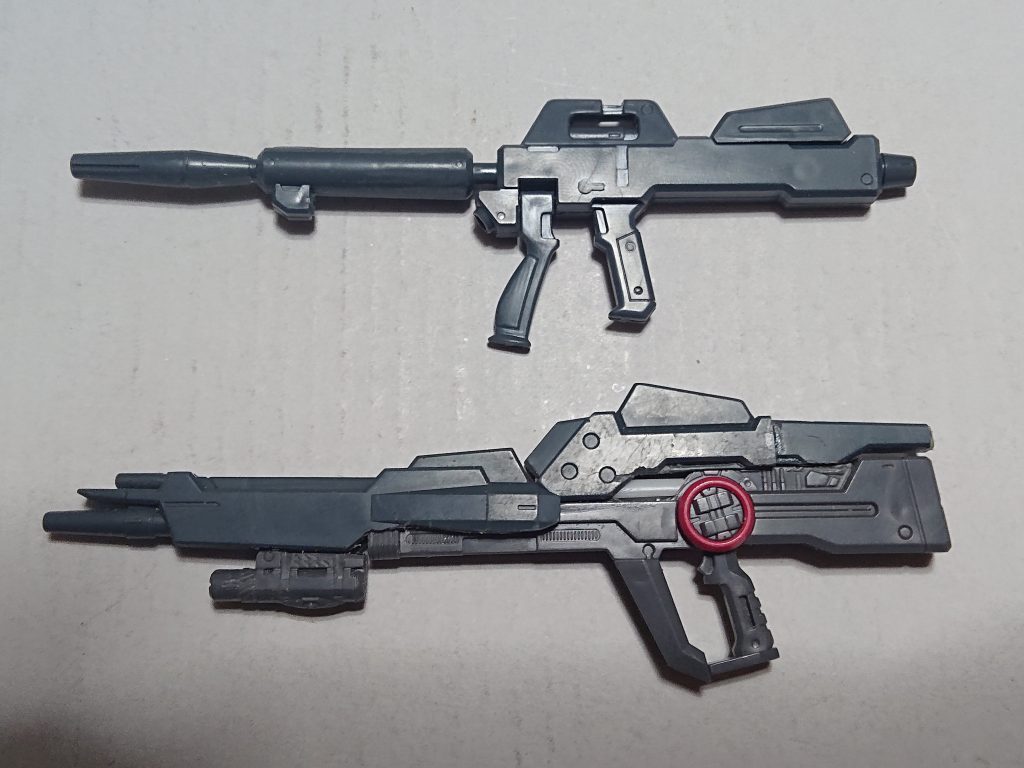 GP-01のライフルを持たせようとしたらあまりに貧相だったのでジャンクから一応パワードジム カーディガンの背面ビームライフルを流用してはいるのでリライズコンにもエントリー…いや、何でもない…最後まで見て頂きありがとうございます😭