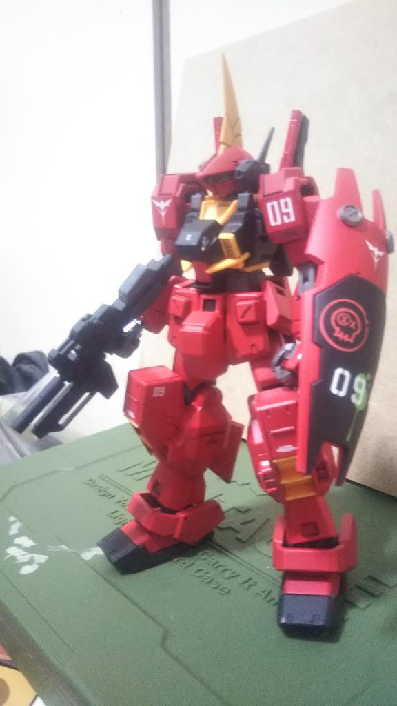 ユニットを外すとどこんかしバーザム改いろは富野由悠季の赤で塗装実質TR(Tomino.Read)バーザムです! 