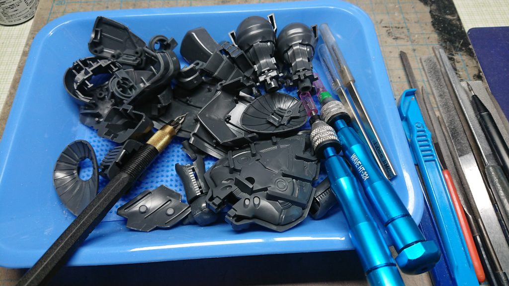 ゲート処理してモールドの彫り直しを。