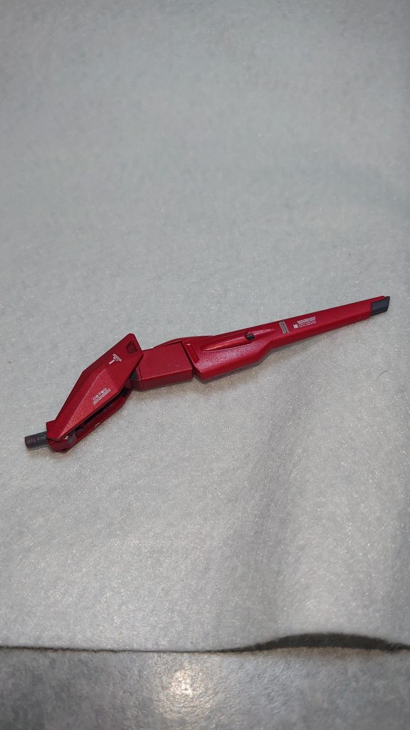 Zガンダムのスタビライザーとシラヌイパックのパーツを組合せて