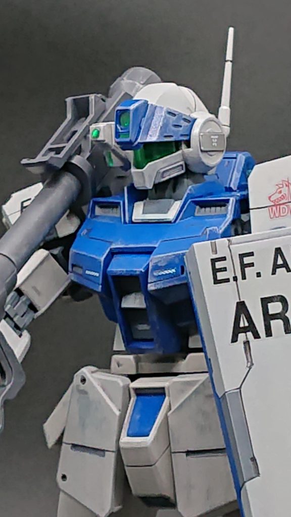 4作目　[ジムの日]MG 1/100   ジム・スナイパーⅡ ホワイトディンゴ仕様 全塗装 [プレミアムバンダイ]–2枚目/制作者：@kjyun_choroq