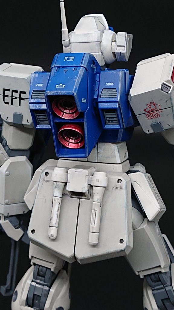 4作目　[ジムの日]MG 1/100   ジム・スナイパーⅡ ホワイトディンゴ仕様 全塗装 [プレミアムバンダイ]–5枚目/制作者：@kjyun_choroq