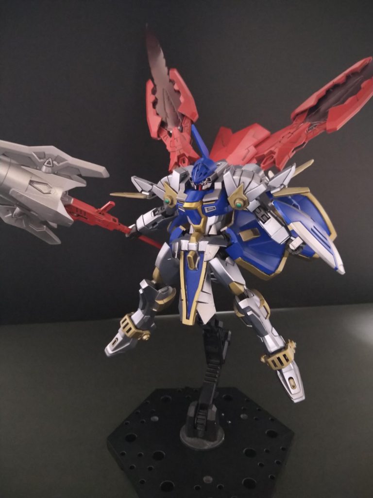 必殺技スラッシュ・テンペスト発動状態。意外と雰囲気変わりました。