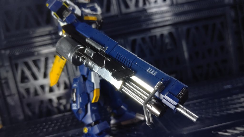 シェキナーはティターンズブルー、ヘビーガンメタリック、メッキシルバーで仕上げたんですがメッキシルバーが本当きれいですね!ぴっかぴかでびっくり!