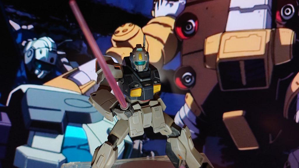 ユニコーンに登場した時のイメージで。片腕を失い、最後の力を振り絞って突撃するものの、この後撃沈されます。。😅💦⬇️以下、制作工程です(今回も文章多めです😅💦)。