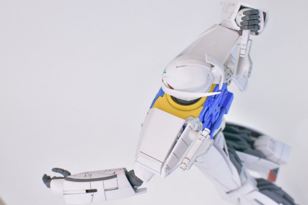 上からの角度でも胴と肩のラインが!と、撮って気づきました。