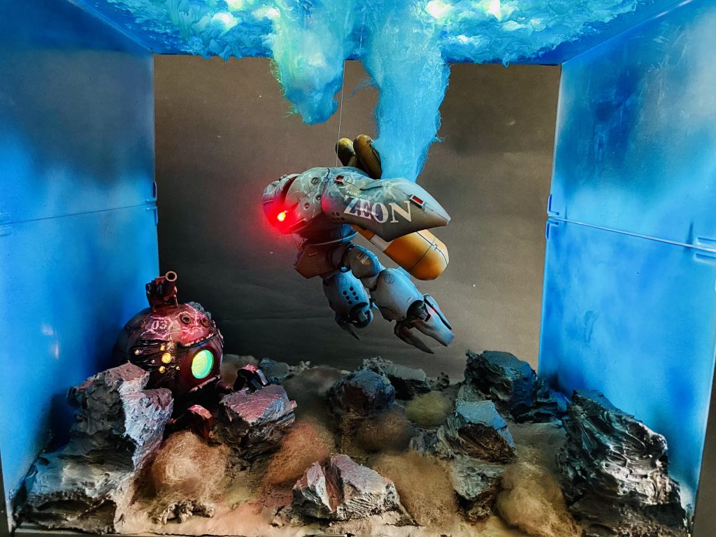 HGUC 1/144SCALE◇MSM-03C HY-GOGG HYゴック◇塗装済み完成品 ◇LED電飾専用台座付き–3枚目/制作者：H4co Y