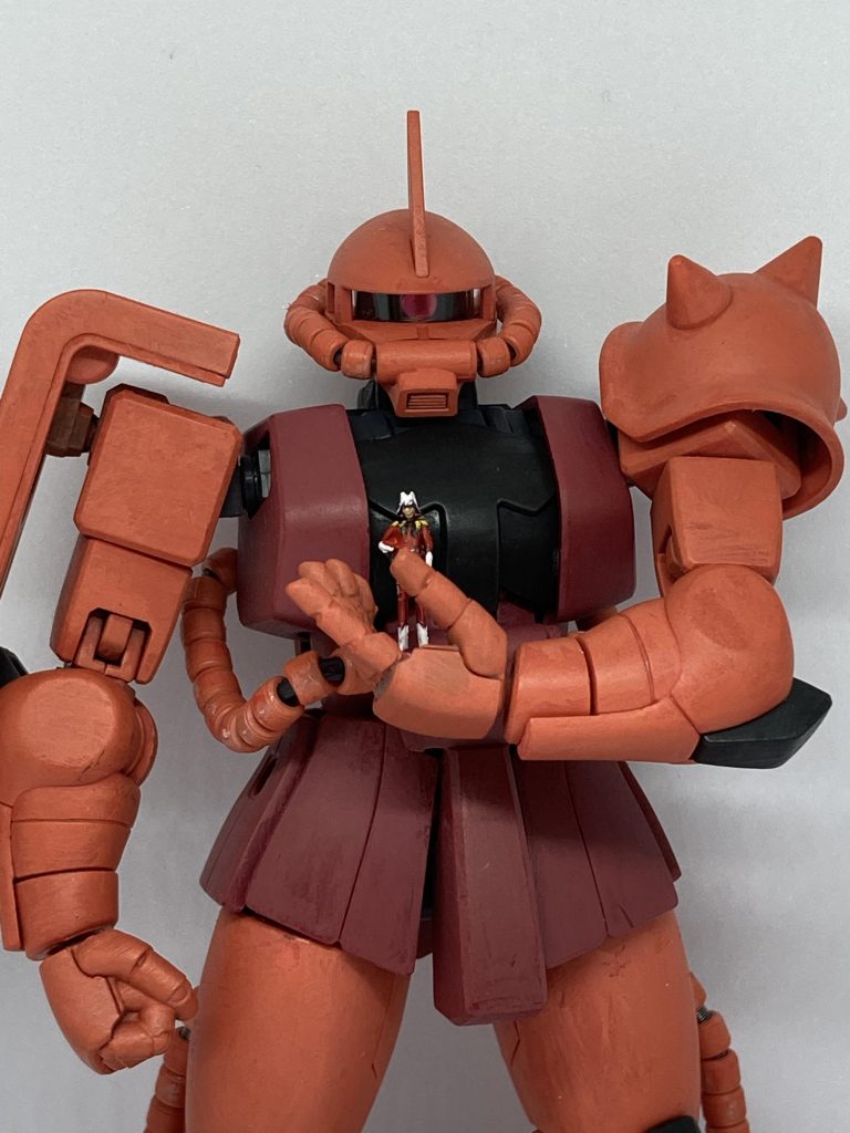 RG付属のシャアも塗装してみました