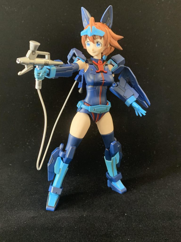 全体が出来上がったところで、ウェザリングマスターの錆色でささっと汚して完成としました。普段、こういうキットを作らないので新鮮でしたが、普段作らない分、出来がイマイチかなぁと。余裕があったらリベンジしたいですね。