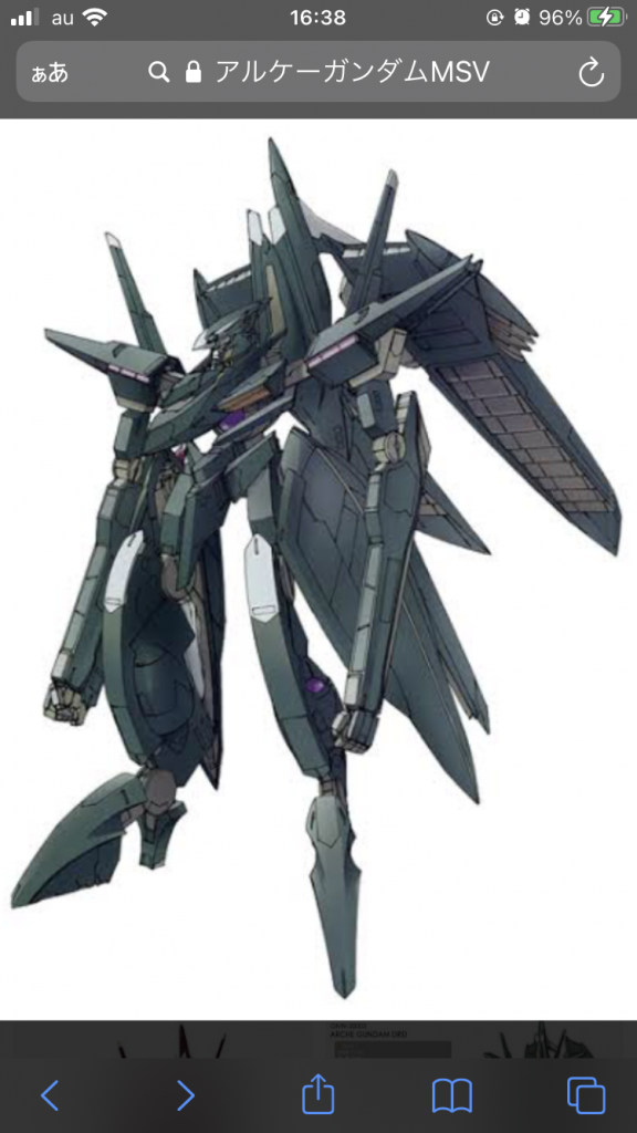 機体を知らない人のためにこの機体がアルケーガンダムドライになります打倒サーシェスを倒す為に復讐に燃えるネーナが搭乗する予定だっが、搭乗する前にルイスによって戦死した為に登場しなかった幻の機体ですアルケーガンダムのサポートメカになります