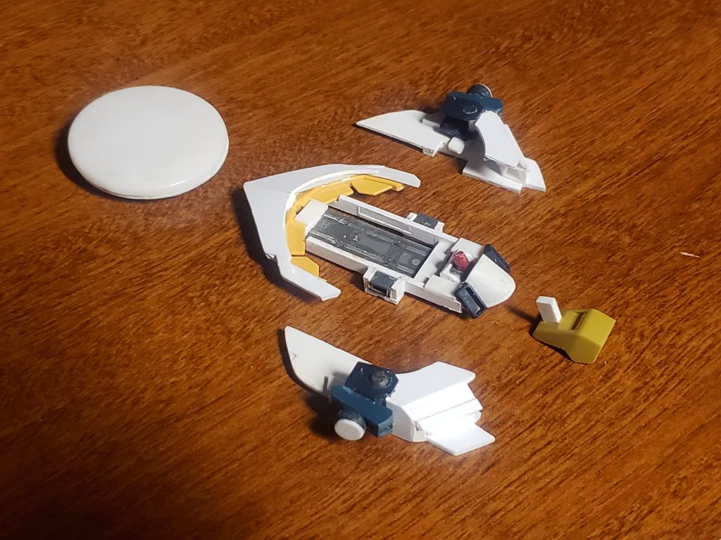 Radome can disassemble. This was helpful during the painting process