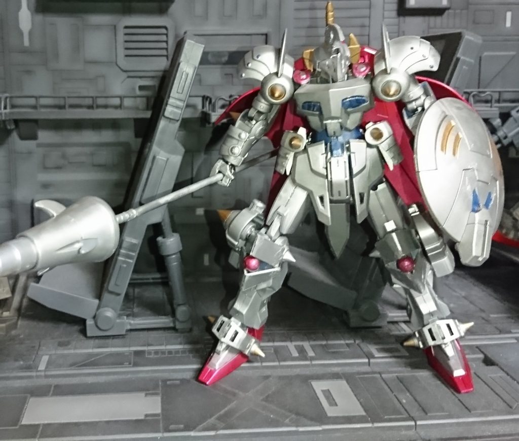 ランスはBBのままじゃ短いのでランナーで柄を延長