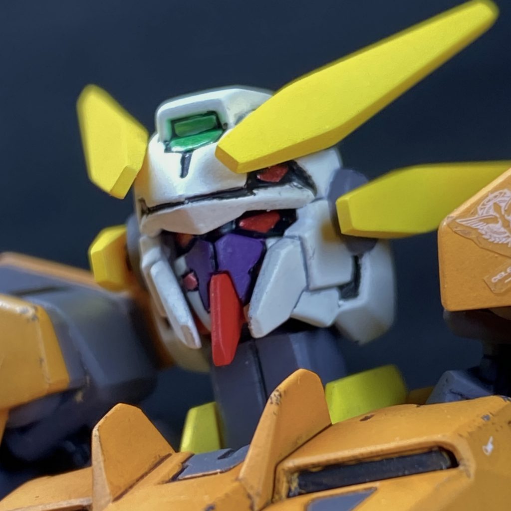 見えづらいですが、マルートモード再現のため顔パーツを彫り、6つ目を再現しました。