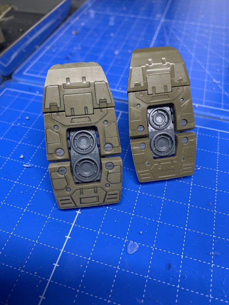 スジボリ貼り直し