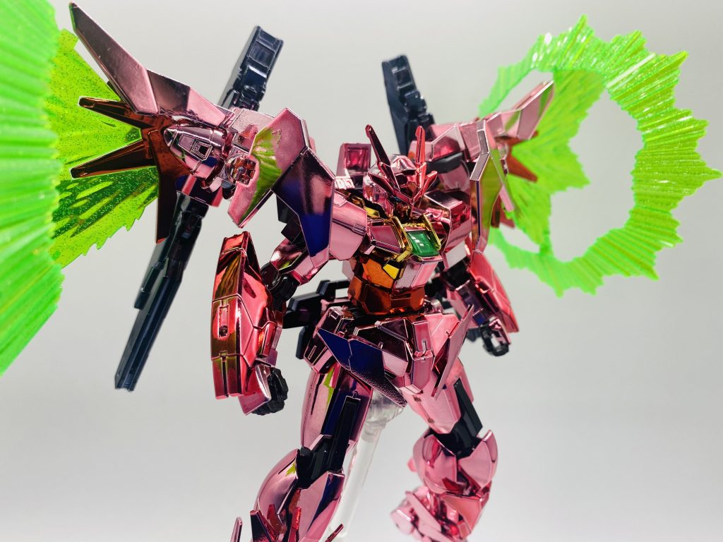 ガンダムダブルオースカイメビウス（トランザムインフィニティメッキ）–4枚目/制作者：はくたく