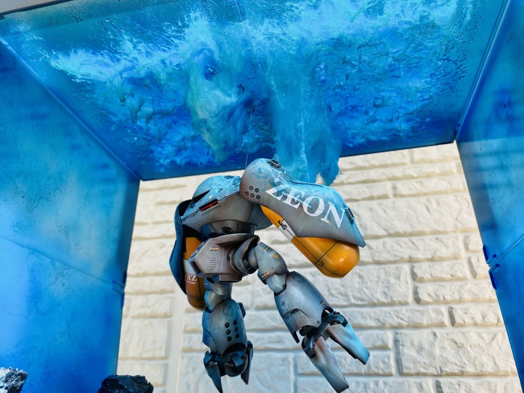 HGUC 1/144SCALE◇MSM-03C HY-GOGG HYゴック◇塗装済み完成品 ◇LED電飾専用台座付き–4枚目/制作者：H4co Y