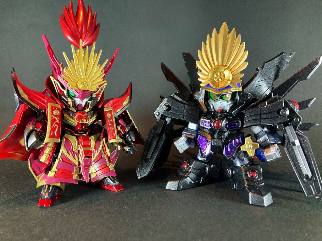 SD戦国伝・武神降臨編の織田信長頑駄無とツーショット📸