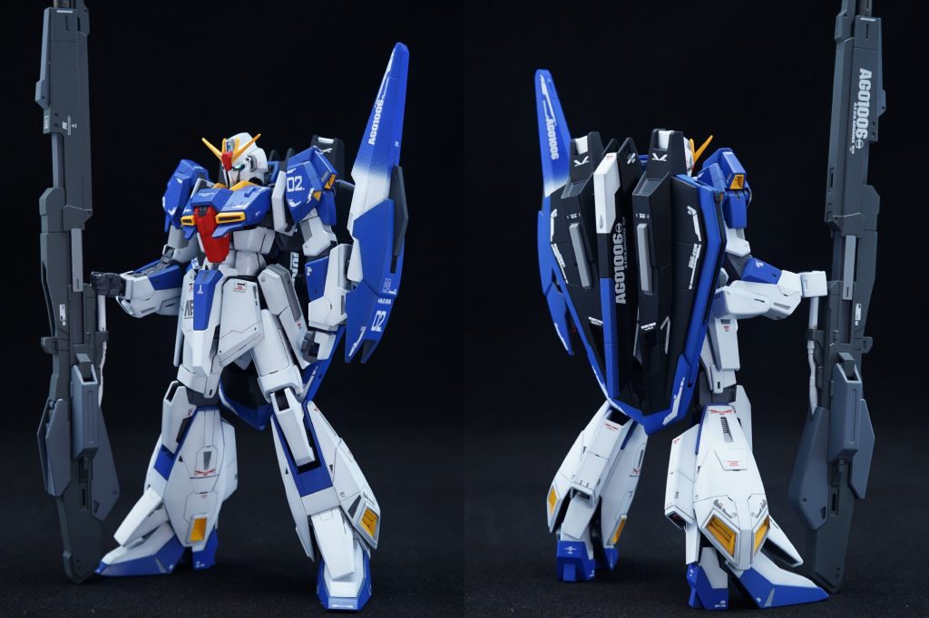 ・フル装備 前後から通常のゼータから赤を削ってややセンチネルよりに振った配色だったので、どうにかしてその理由をこじつけようとした結果…