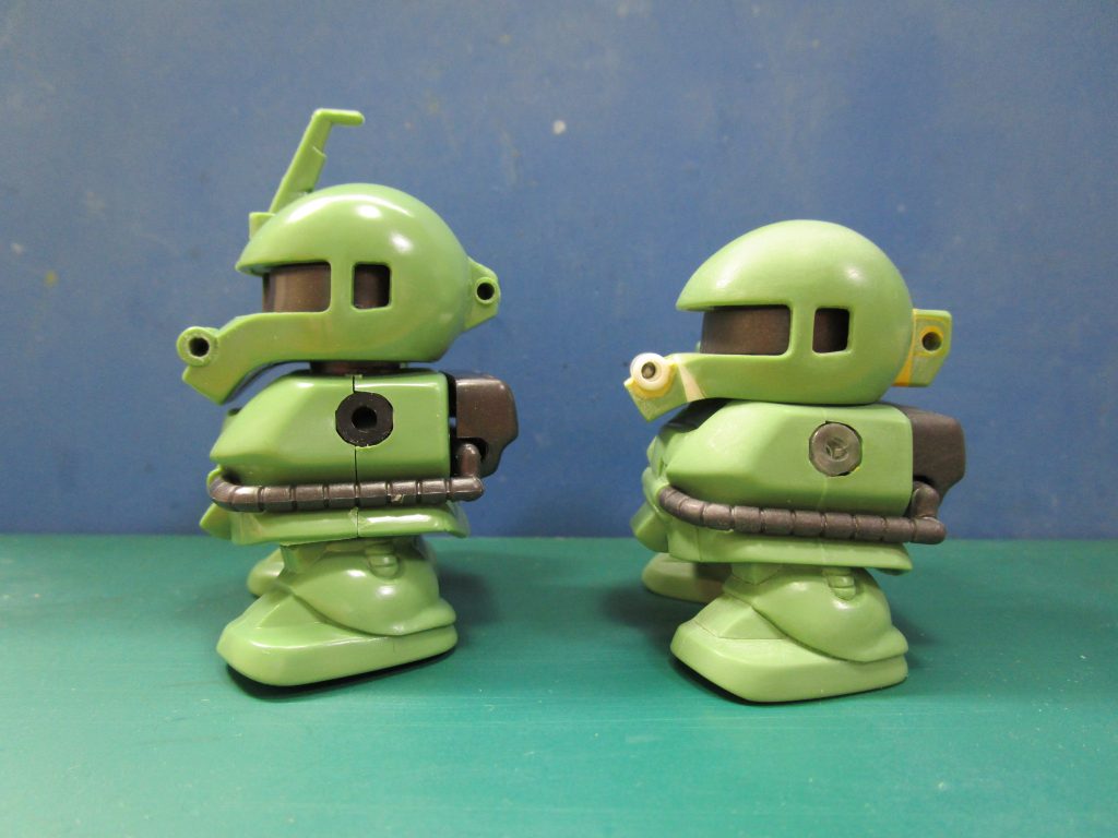 口を一度切り離して、角度を変更。