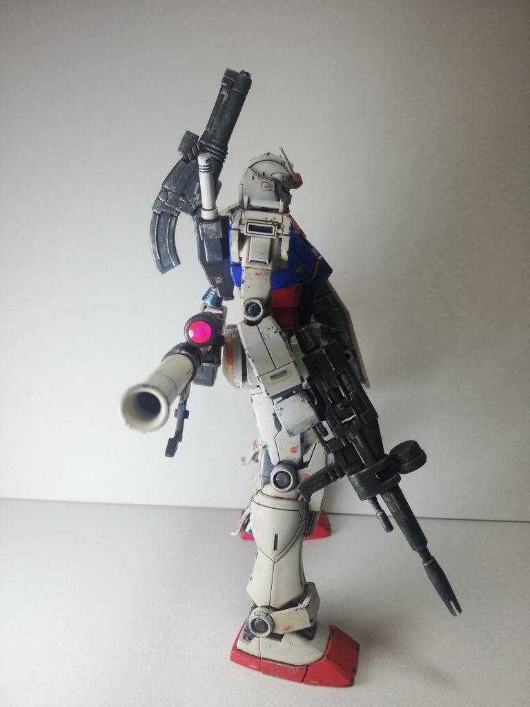 サイドバズーカのセンサーはピンクにしました