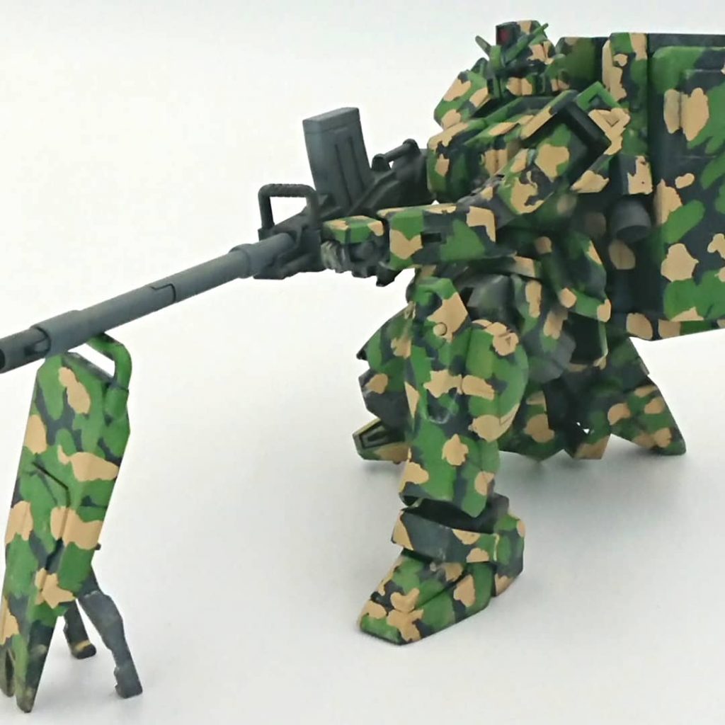 HGUC 陸戦型ガンダム 森林迷彩–3枚目/制作者：あかつく。