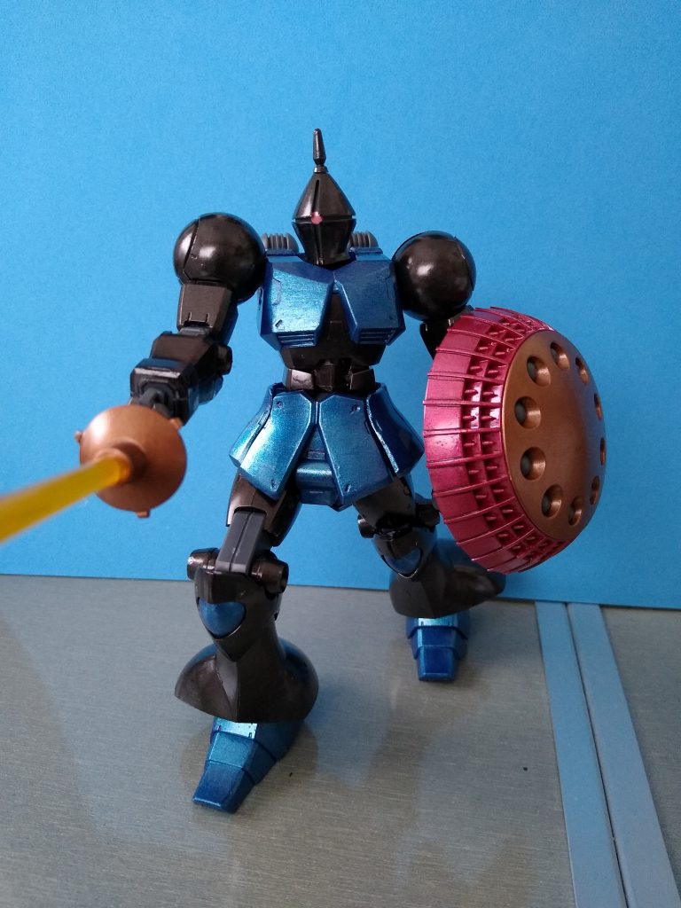 つや消しにするか迷ったのですが艶ありでメタリック感を強調してみました。