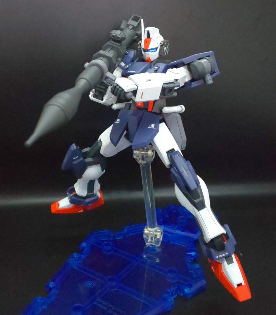 弾頭付け替えてこちらも装備。ちゃんと両手持ち出来ました。グリップの可動域がとても広いので、このバズーカは本当に素晴らしいと思います！！