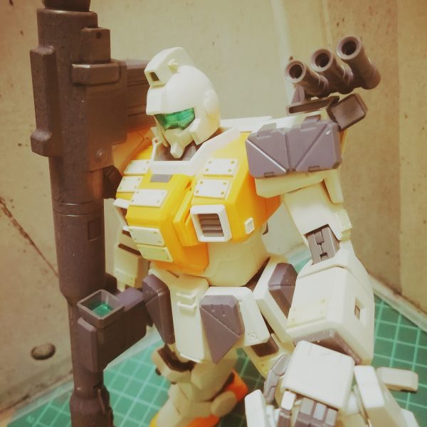 陸戦型ジムを凸凹デコレーション