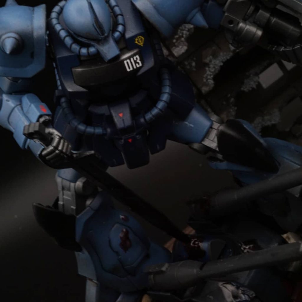 グフカスタム　震える山（前編）–2枚目/制作者：tomokazusan@ganbaranai