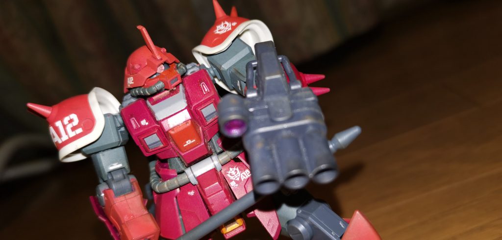 モノアイにHアイズ使ってみましたが…もうすこし工夫したほうがいいですね。