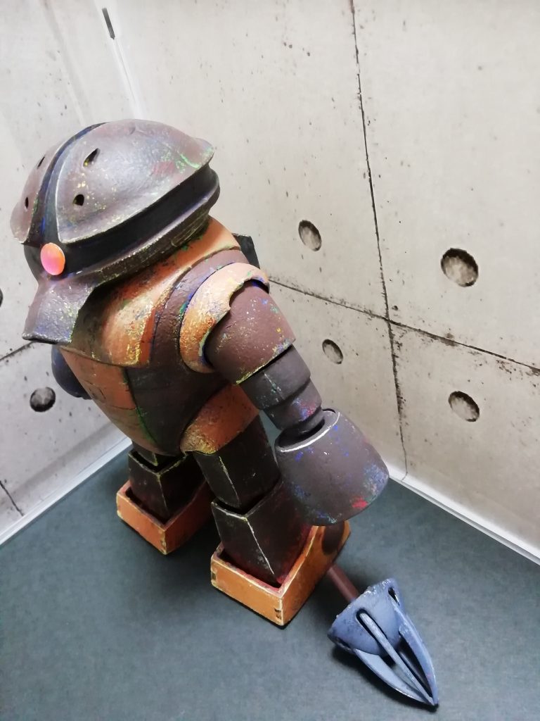 撮影中ポロリ、(-＿-)