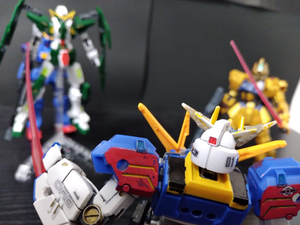 ウーアオー【望むところ…勝負!】百式改【オラァ!チリジリに消えろぉ!】バシュ!百式改【そっちの生活はどうよぉ!なぁ!】