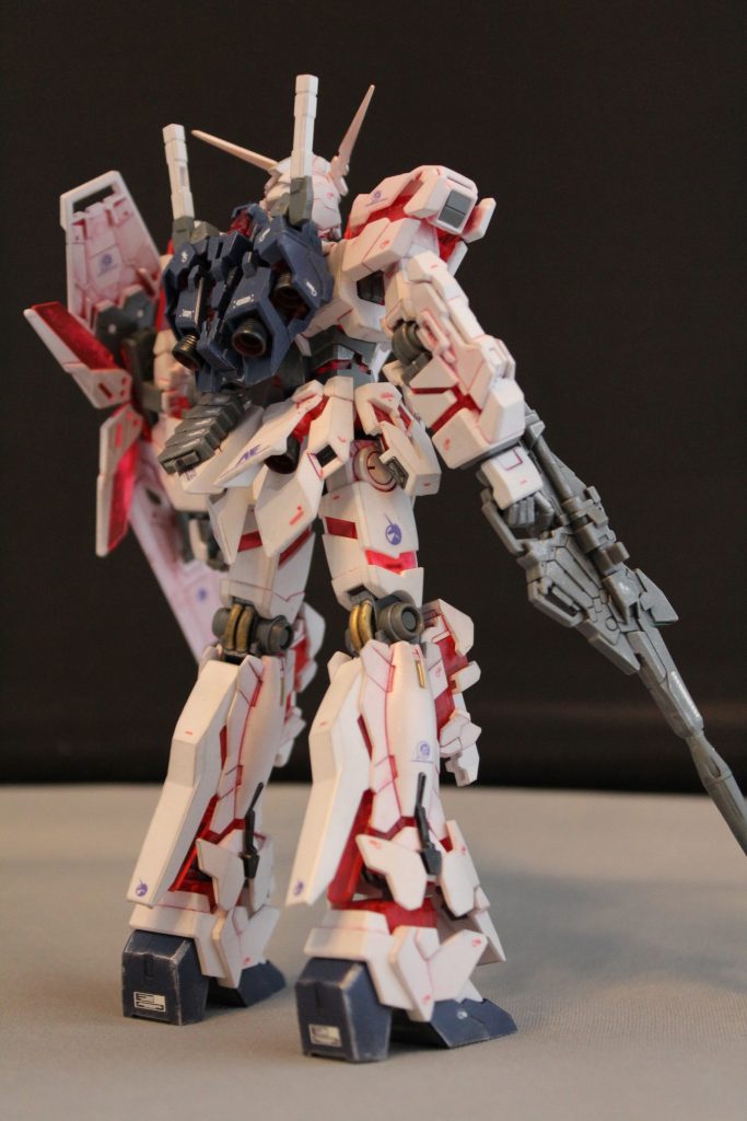 HGUC ユニコーンガンダム (NT-D (赤) )–3枚目/制作者：yos81101