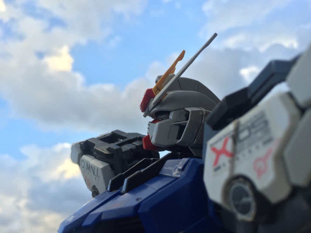 エールストライクガンダム（空撮り）–2枚目/制作者：アストレイアス