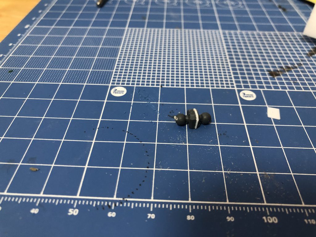 首を０．５ｍｍ延長