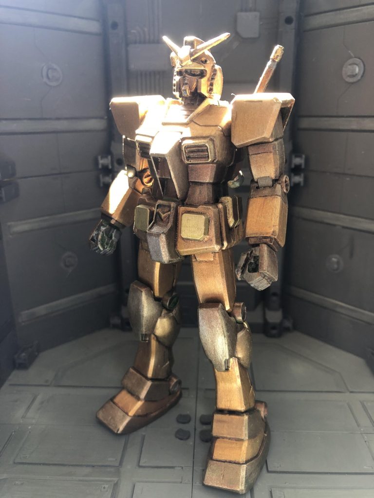 ちょっと仏像っぽくなったので武器がない方がしっくりくるかもしれません