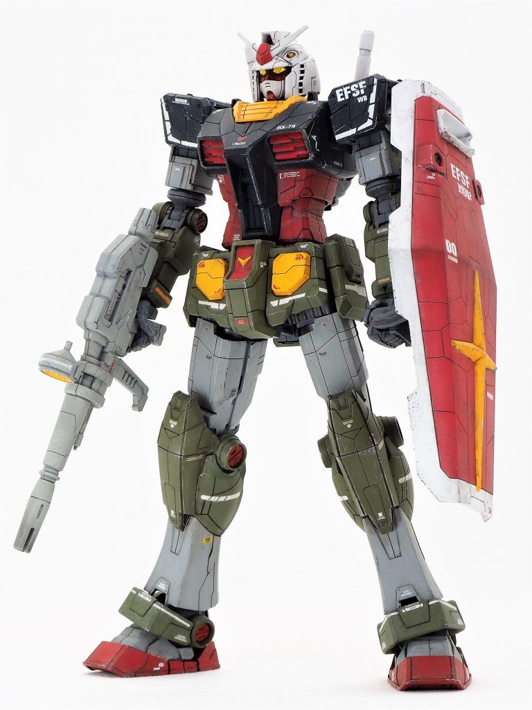 1/100 F00ガンダムをリアルタイプガンダム風に塗装してみました。