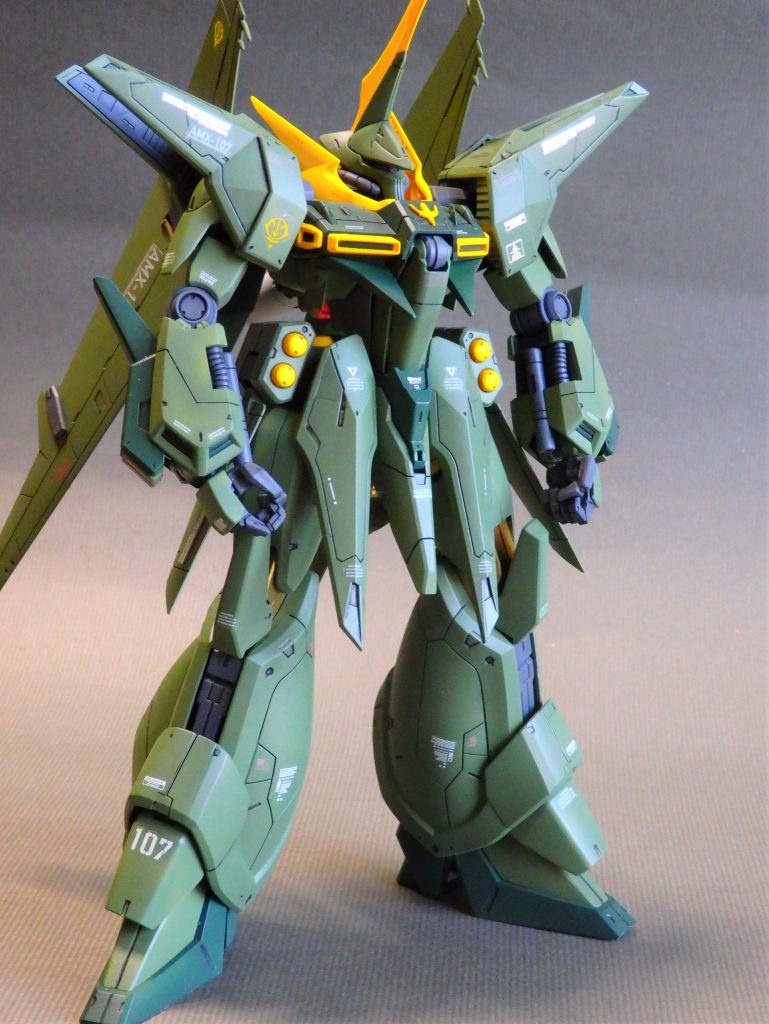 RE 1/100　AMX-107 バウ  量産型ver–2枚目/制作者：@matsmon1