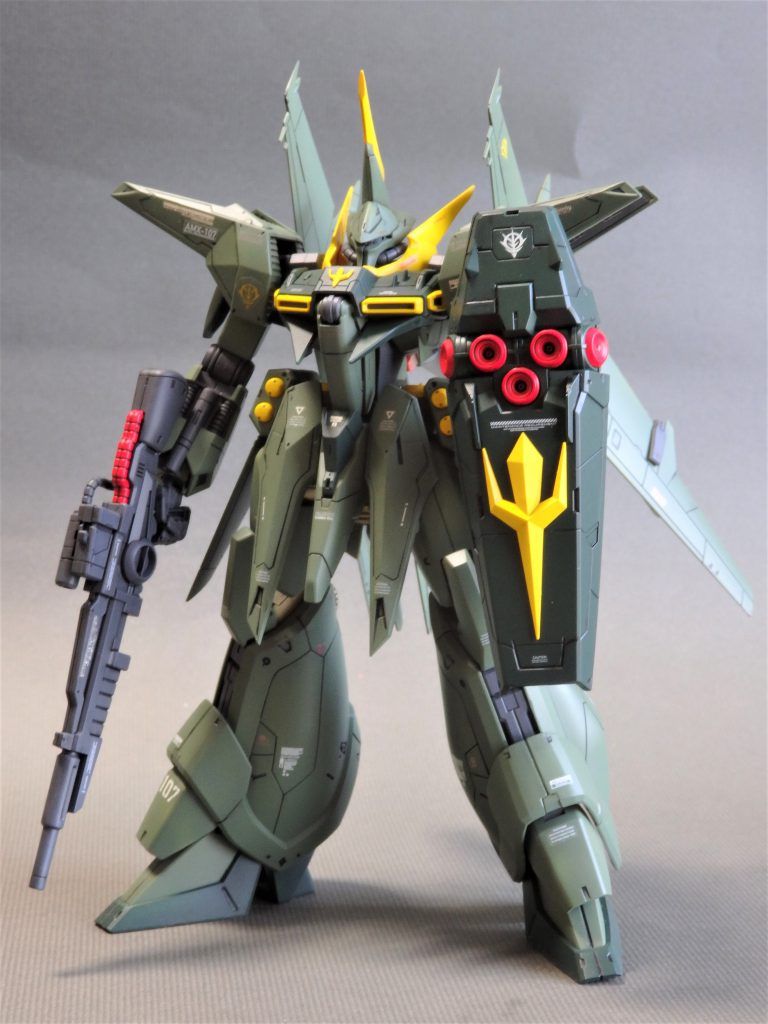 RE 1/100　AMX-107 バウ  量産型ver–4枚目/制作者：@matsmon1