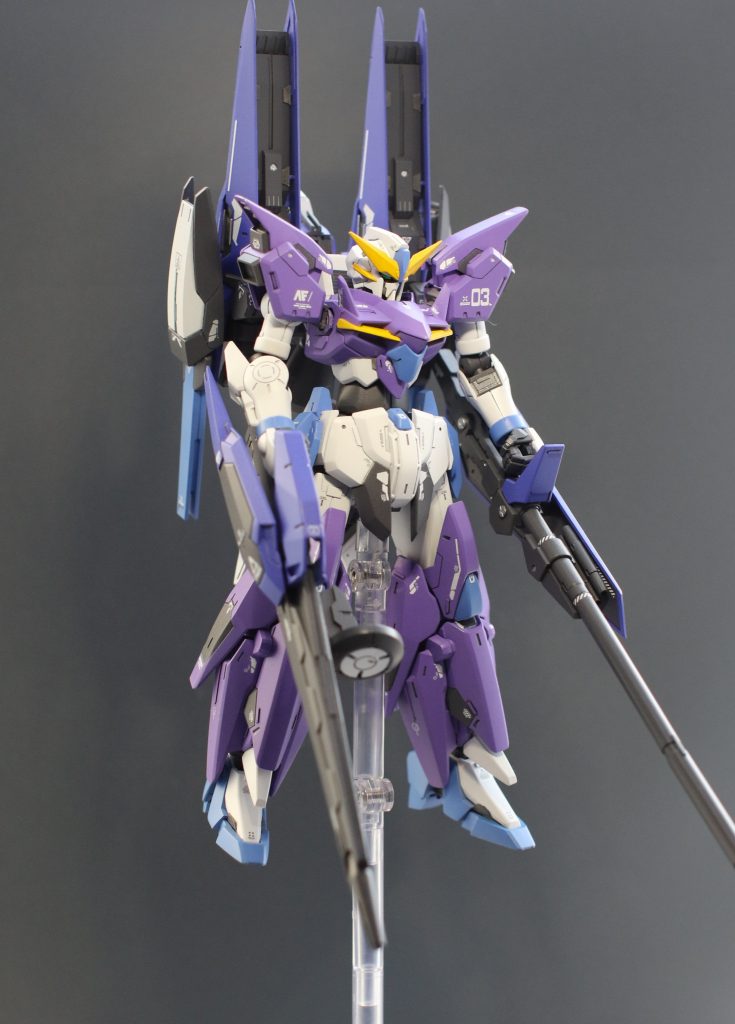 ロングビームライフル（右フォールディングバーストランチャー（左上位ランカーのシドーは連射性能とか出力とか違う二種類のライフルを上手く使い分けるぞ！