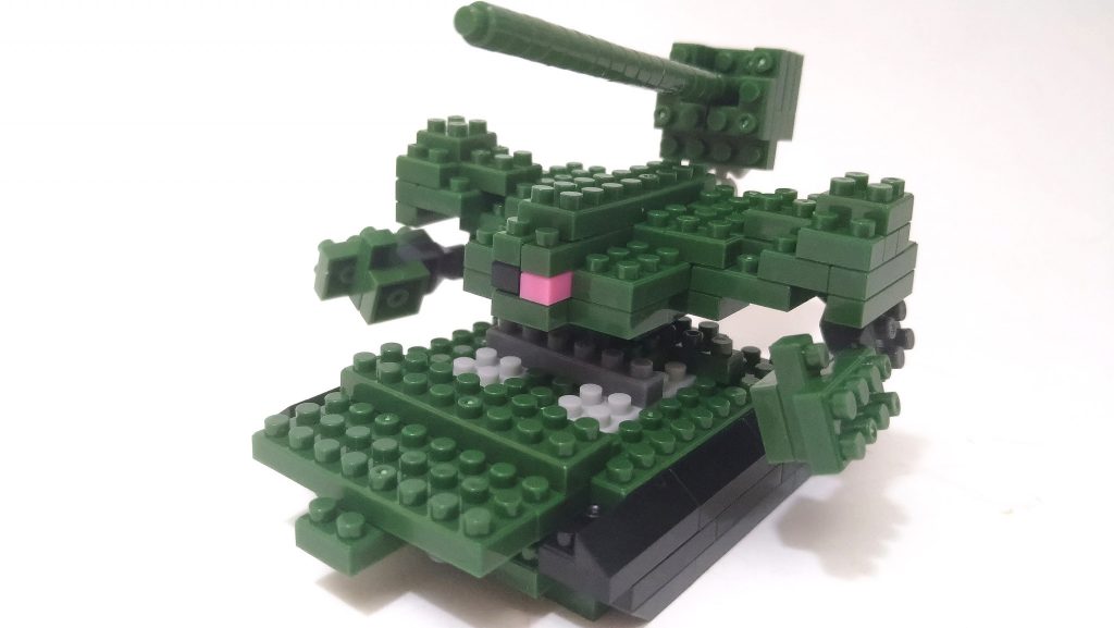 ガンキャノンとヒルドルブ(プチブロック)–4枚目/制作者：Rugu