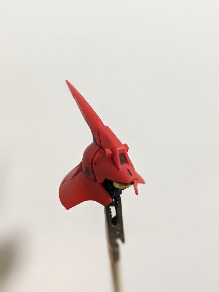 ツノはまず切り揃えてこんな感じにしました。