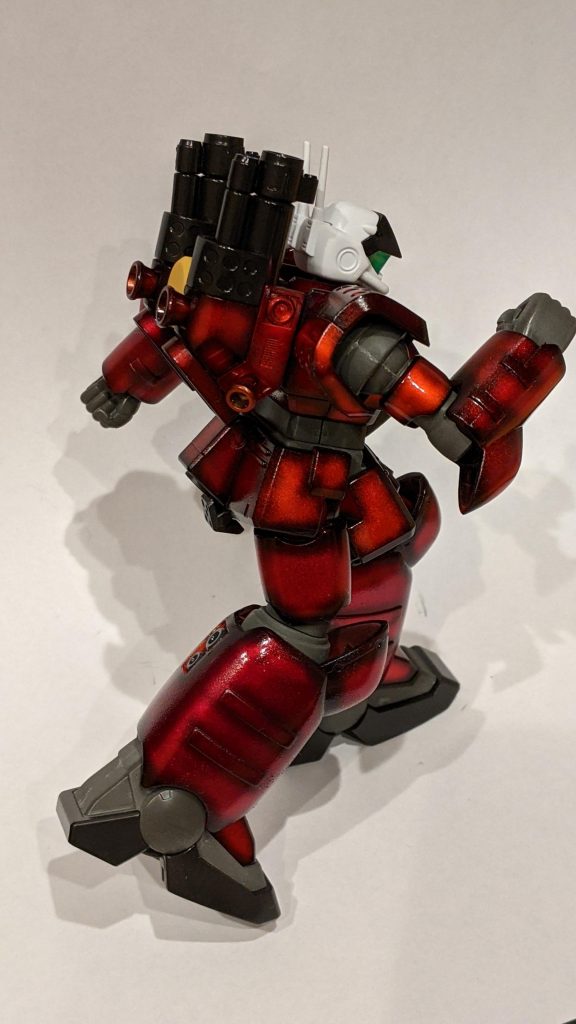 『走れますよ！』MAX塗装を挟んだからか、キャンディと言うより、べっ甲見たいな感じになりました。荒い感じですが、これはこれで良い！