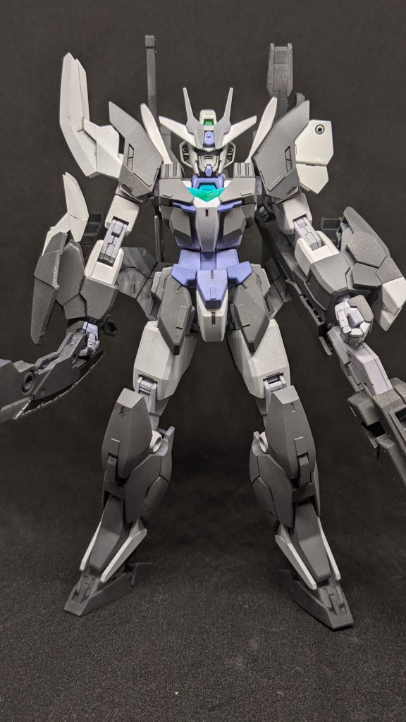 一目瞭然ですが、真ん中アースアーマーと右腕マーズアーマー、左腕ヴィーナスアーマーとどこぞのパーフェクトストライクのイメージで作りました。