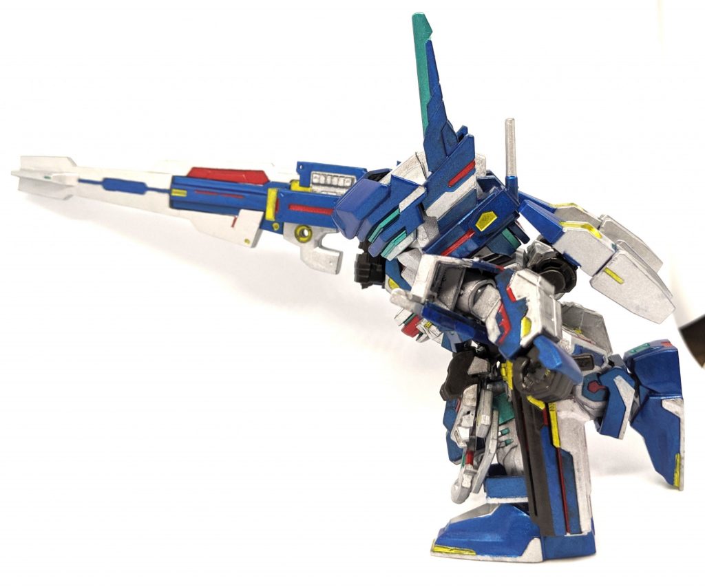 「…目標を排除する」例のダッシュポーズもさせたかったですが、可動がかなり厳しくこれが限界でした…