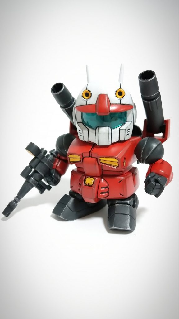 ライフルの今見えている側が肉抜きあったので埋めてます