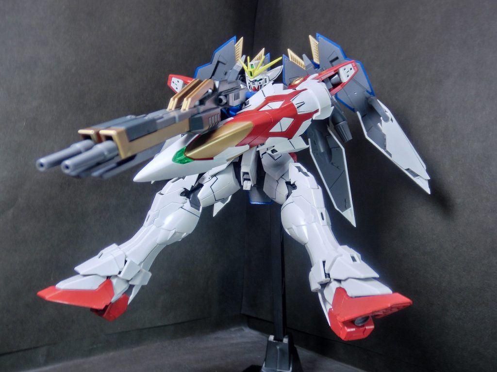 ツインバスターライフル発射形態腕がぶれず、この保持力は感動した