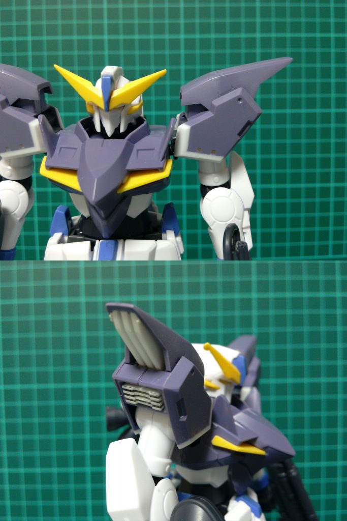 肩と胴のスキマが大きかったので幅増し肩側面にシイタケ追加