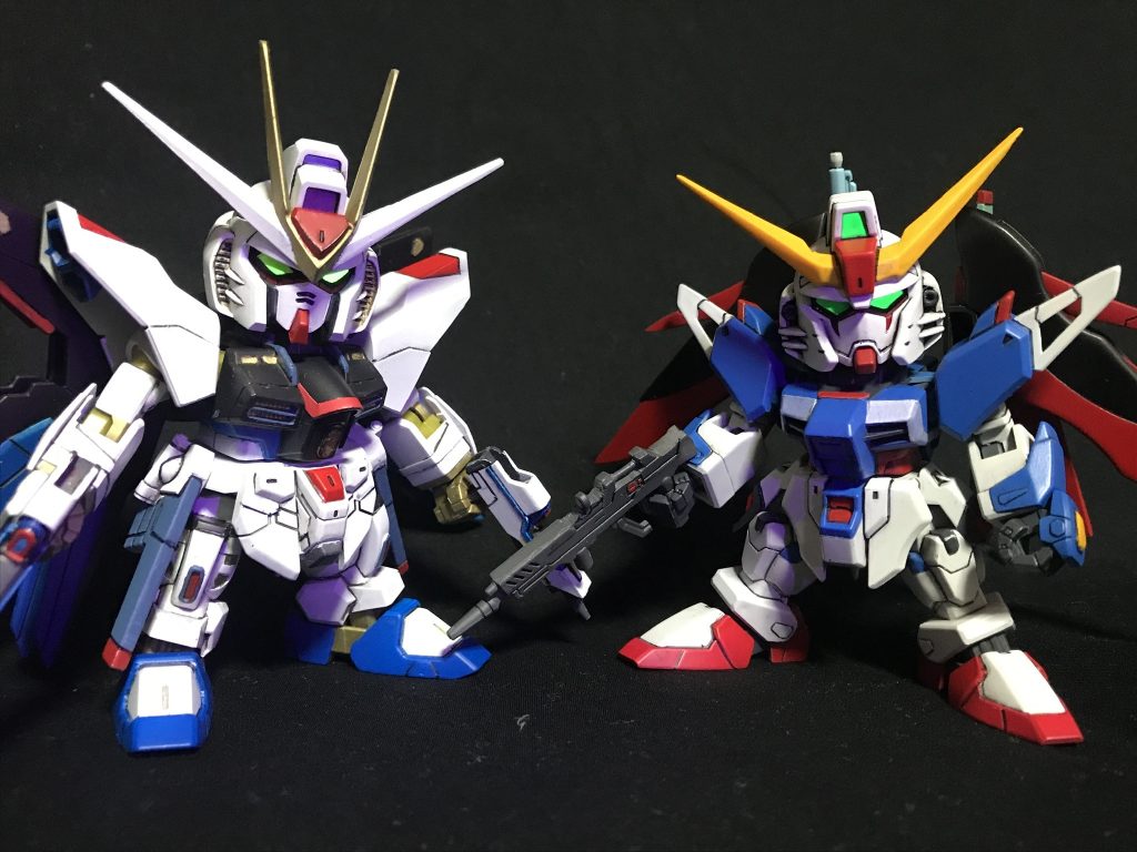 以前制作したストフリとツーショット！