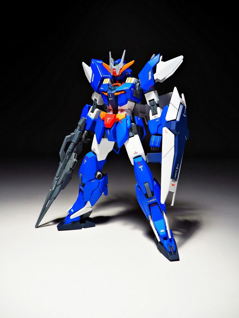 思いの外似合ってると感じた狂四郎FAガンダムカラー。フェイス部が青でもカッコイイっす。